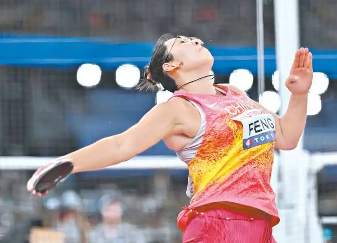 冯彬俄勒冈田径世锦赛女子铁饼夺冠69米12